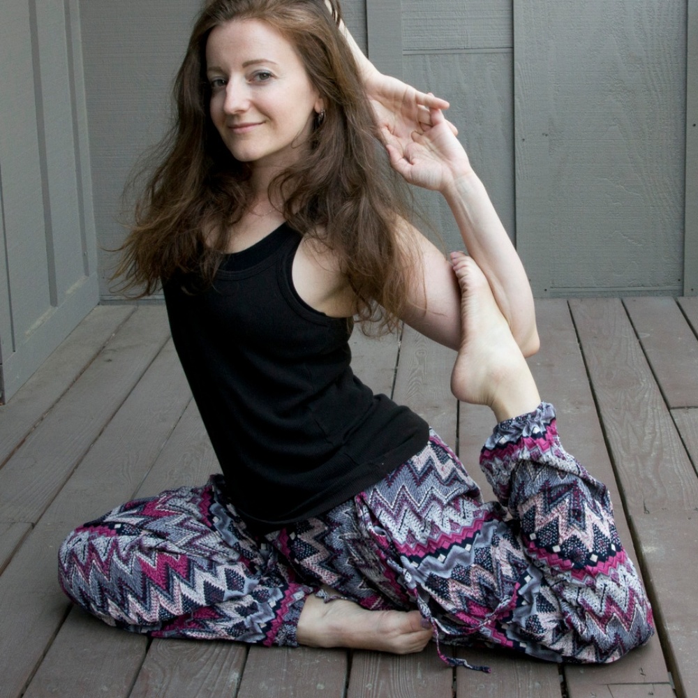 Grey Zags Harem Pants By Buddha Pants